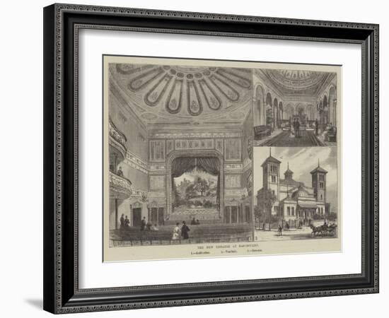 The New Theatre at Eastbourne-Frank Watkins-Framed Giclee Print