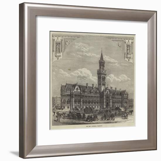 The New Townhall, Bradford-null-Framed Giclee Print