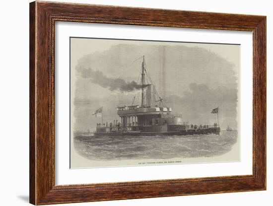 The New Turret-Ship Glatton, for Harbour Defence-Edwin Weedon-Framed Giclee Print