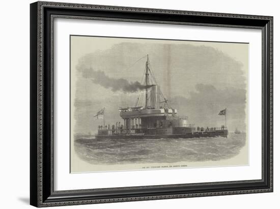 The New Turret-Ship Glatton, for Harbour Defence-Edwin Weedon-Framed Giclee Print