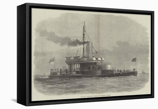 The New Turret-Ship Glatton, for Harbour Defence-Edwin Weedon-Framed Premier Image Canvas