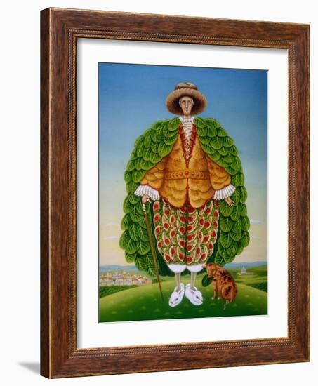 The New Vestments (Ivor Cutler as Character in Edward Lear Poem), 1994-Frances Broomfield-Framed Giclee Print