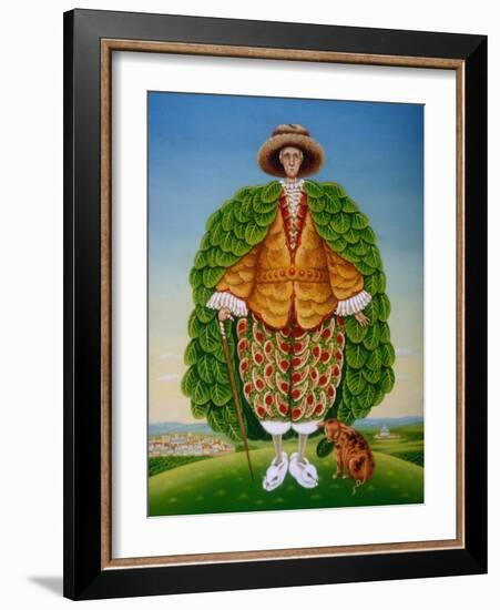 The New Vestments (Ivor Cutler as Character in Edward Lear Poem), 1994-Frances Broomfield-Framed Giclee Print