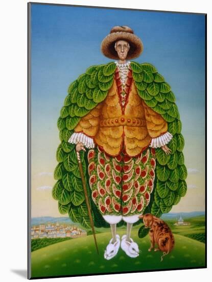 The New Vestments (Ivor Cutler as Character in Edward Lear Poem), 1994-Frances Broomfield-Mounted Giclee Print