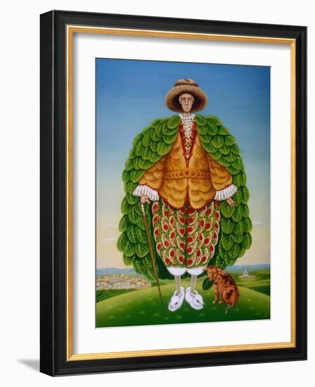 The New Vestments (Ivor Cutler as Character in Edward Lear Poem), 1994-Frances Broomfield-Framed Giclee Print