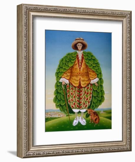 The New Vestments (Ivor Cutler as Character in Edward Lear Poem), 1994-Frances Broomfield-Framed Giclee Print