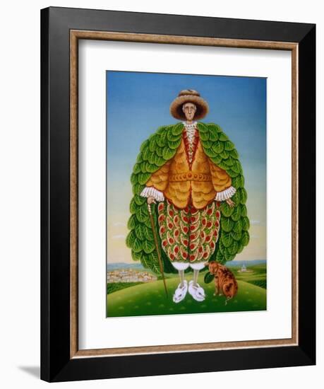 The New Vestments (Ivor Cutler as Character in Edward Lear Poem), 1994-Frances Broomfield-Framed Giclee Print