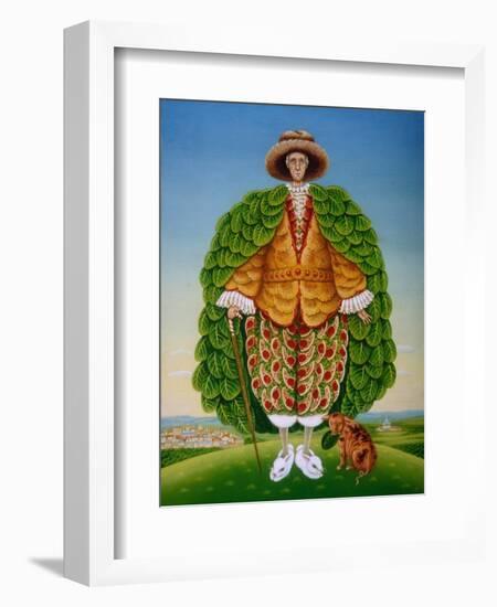 The New Vestments (Ivor Cutler as Character in Edward Lear Poem), 1994-Frances Broomfield-Framed Giclee Print