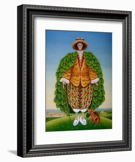 The New Vestments (Ivor Cutler as Character in Edward Lear Poem), 1994-Frances Broomfield-Framed Giclee Print