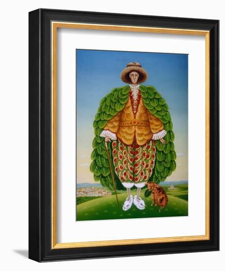 The New Vestments (Ivor Cutler as Character in Edward Lear Poem), 1994-Frances Broomfield-Framed Giclee Print