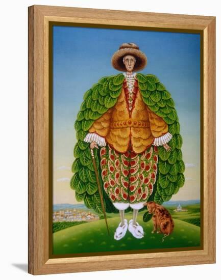 The New Vestments (Ivor Cutler as Character in Edward Lear Poem), 1994-Frances Broomfield-Framed Premier Image Canvas