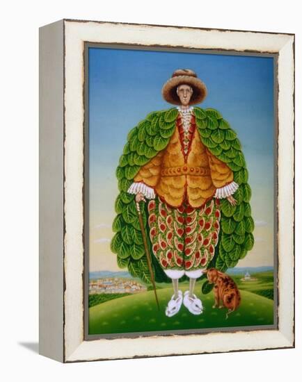 The New Vestments (Ivor Cutler as Character in Edward Lear Poem), 1994-Frances Broomfield-Framed Premier Image Canvas