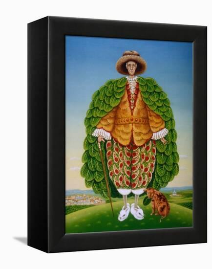 The New Vestments (Ivor Cutler as Character in Edward Lear Poem), 1994-Frances Broomfield-Framed Premier Image Canvas