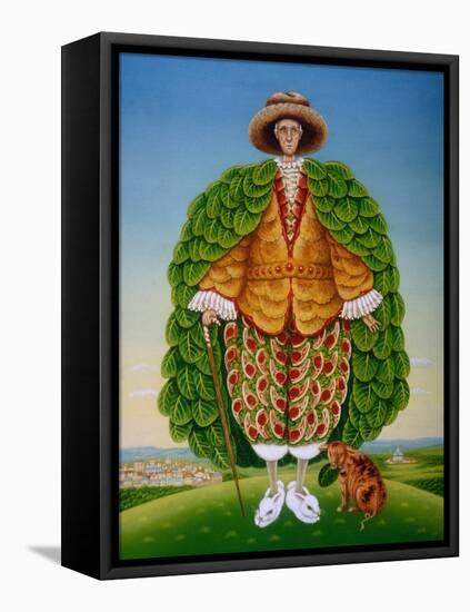 The New Vestments (Ivor Cutler as Character in Edward Lear Poem), 1994-Frances Broomfield-Framed Premier Image Canvas