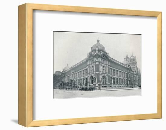 'The new Victoria and Albert Museum opened on June 26th, 1909', c1909-Unknown-Framed Photographic Print