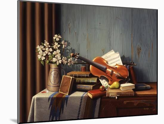 The New Violin-R.W. Hedge-Mounted Giclee Print