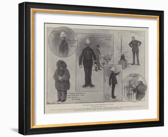 The New White Helmet for the City Police-Ralph Cleaver-Framed Giclee Print