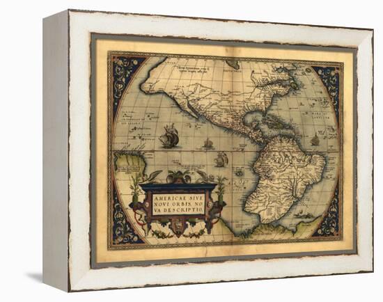 The New World, 16th Century-Science Source-Framed Premier Image Canvas