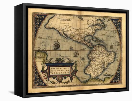 The New World, 16th Century-Science Source-Framed Premier Image Canvas