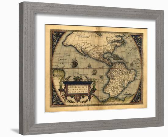 The New World, 16th Century-Science Source-Framed Giclee Print