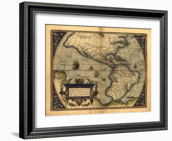 The New World, 16th Century-Science Source-Framed Giclee Print