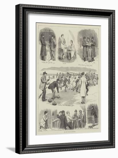 The New Year in Scotland-J.M.L. Ralston-Framed Giclee Print