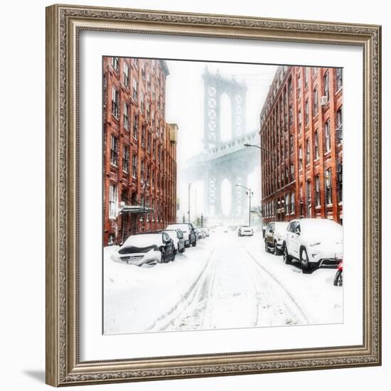 The New York Blizzard 2-Bruce Getty-Framed Photographic Print