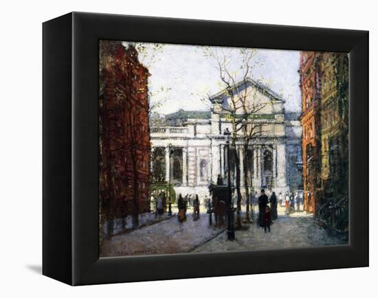 The New York Library-Paul Cornoyer-Framed Premier Image Canvas