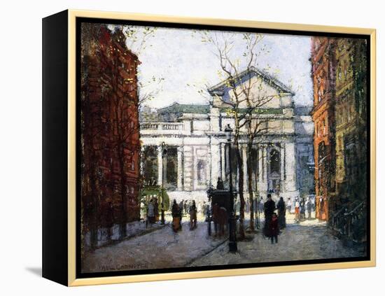 The New York Library-Paul Cornoyer-Framed Premier Image Canvas