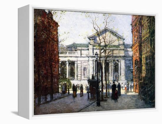 The New York Library-Paul Cornoyer-Framed Premier Image Canvas