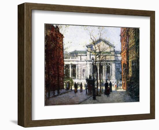 The New York Library-Paul Cornoyer-Framed Giclee Print