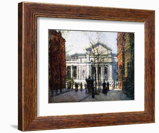 The New York Library-Paul Cornoyer-Framed Giclee Print