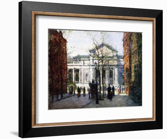 The New York Library-Paul Cornoyer-Framed Giclee Print