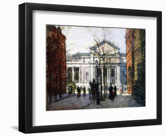 The New York Library-Paul Cornoyer-Framed Giclee Print