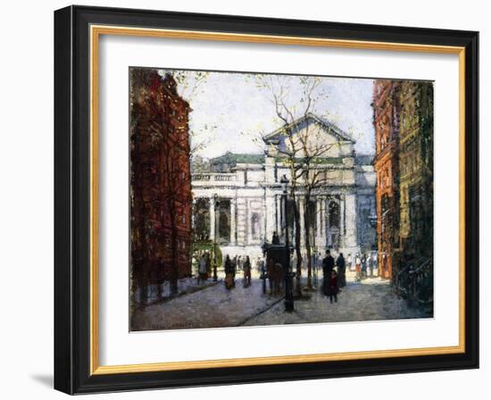 The New York Library-Paul Cornoyer-Framed Giclee Print