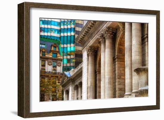 The New York Public Library, Bryant Park, Manhattan, New York Ci-Sabine Jacobs-Framed Photographic Print