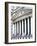 The New York Stock Exchange Building, Wall Street, Manhattan, NYC, White Frame-Philippe Hugonnard-Framed Art Print