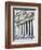 The New York Stock Exchange Building, Wall Street, Manhattan, NYC, White Frame-Philippe Hugonnard-Framed Art Print