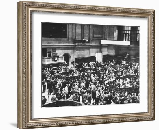 The New York Stock Exchange-Andreas Feininger-Framed Photographic Print