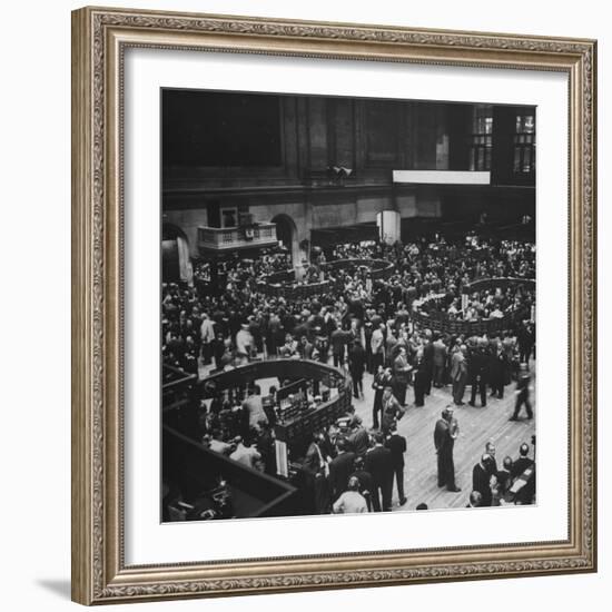 The New York Stock Exchange-Andreas Feininger-Framed Photographic Print