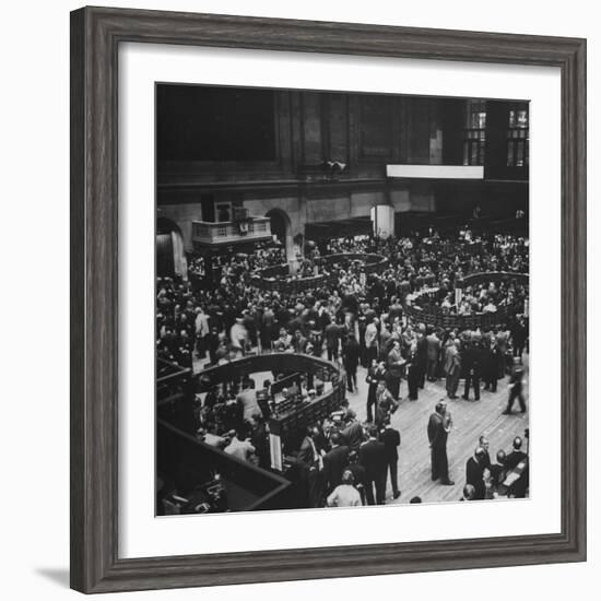 The New York Stock Exchange-Andreas Feininger-Framed Photographic Print