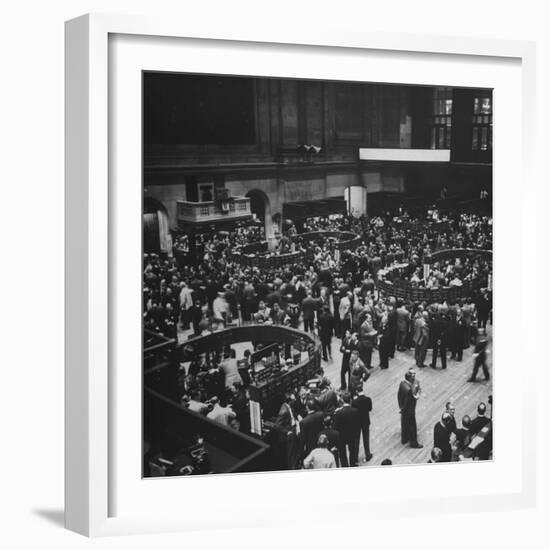 The New York Stock Exchange-Andreas Feininger-Framed Photographic Print