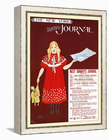 The New York Sunday Journal-Ernest Haskell-Framed Stretched Canvas