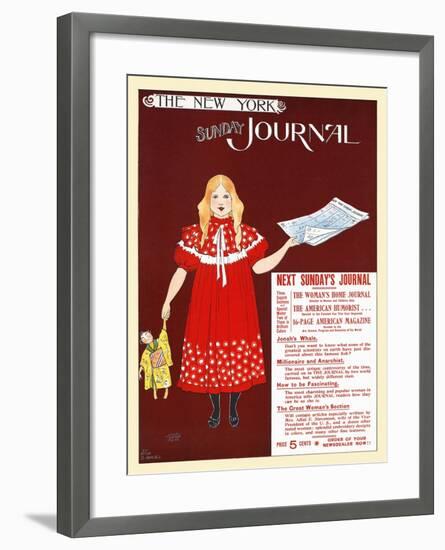 The New York Sunday Journal-Ernest Haskell-Framed Art Print