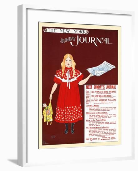 The New York Sunday Journal-Ernest Haskell-Framed Art Print