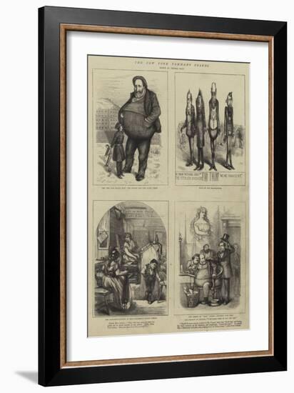 The New York Tammany Frauds-Thomas Nast-Framed Giclee Print