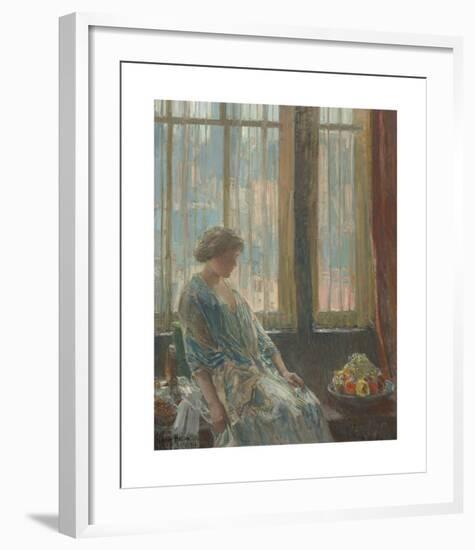 The New York Window, 1912-Frederick Childe Hassam-Framed Premium Giclee Print