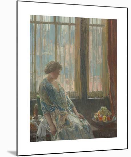 The New York Window, 1912-Frederick Childe Hassam-Mounted Premium Giclee Print