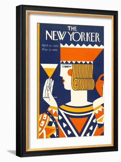 The New Yorker Cover - April 25, 1925-Ilonka Karasz-Framed Premium Giclee Print