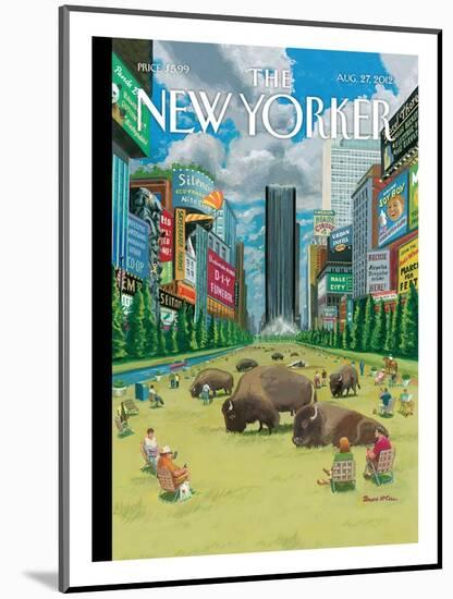 The New Yorker Cover - August 27, 2012-Bruce McCall-Mounted Print